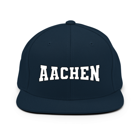 Aachen Cap mit Varsity4-Design (Dunkles Navy)