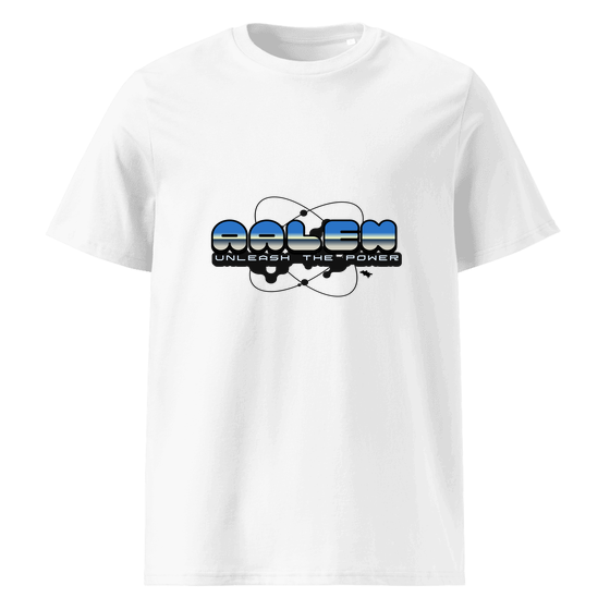 Personalisierbares Aalen T-Shirt – Atom Design – Weiß für Aalen