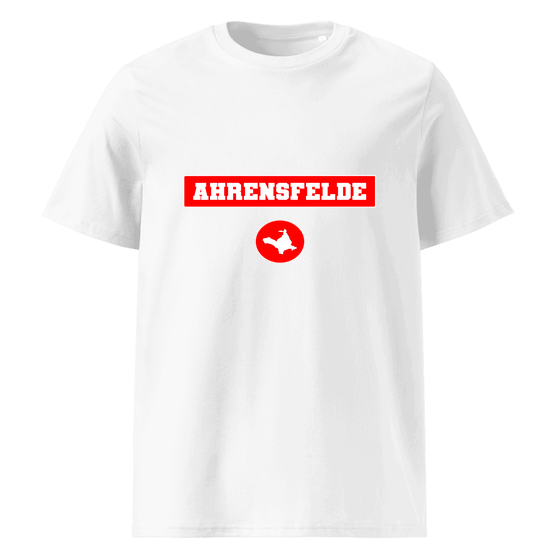 Personalisierbares Ahrensfelde T-Shirt – Signal14 Design – Weiß für Ahrensfelde