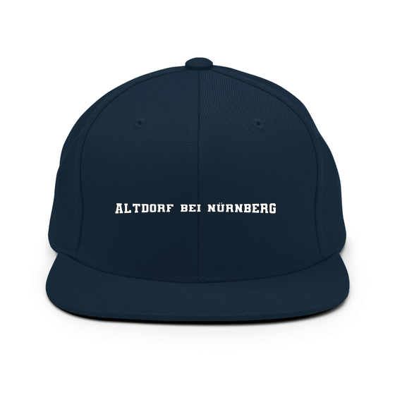 Personalisierbare Altdorf bei Nürnberg Cap – Varsity4 Design – Dunkles Navy für Altdorf bei Nürnberg