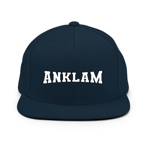 Personalisierbare Anklam Cap – Varsity4 Design – Dunkles Navy für Anklam