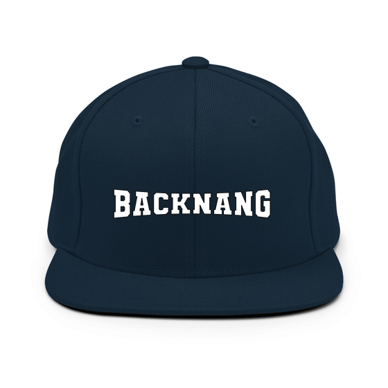 Personalisierbare Backnang Cap – Varsity4 Design – Dunkles Navy für Backnang