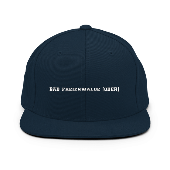 Personalisierbare Bad Freienwalde (Oder) Cap – Varsity4 Design – Dunkles Navy für Bad Freienwalde (Oder)