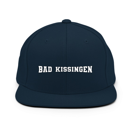 Personalisierbare Bad Kissingen Cap – Varsity4 Design – Dunkles Navy für Bad Kissingen