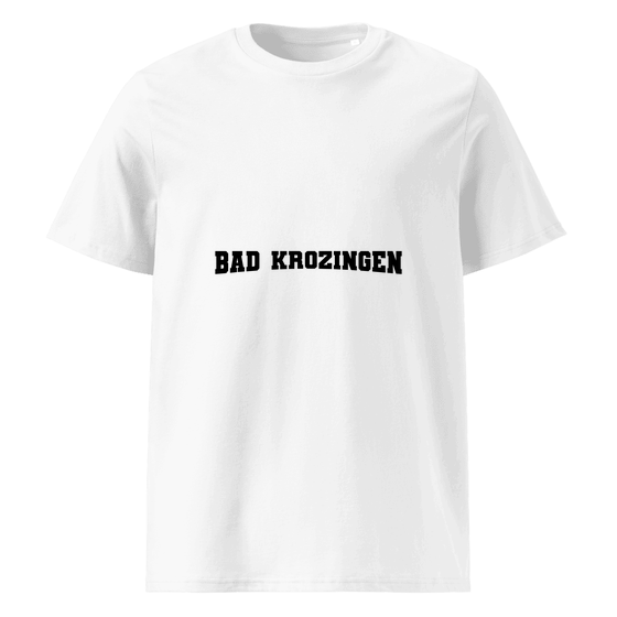 Personalisierbares Bad Krozingen T-Shirt – Varsity17 Design – Weiß für Bad Krozingen