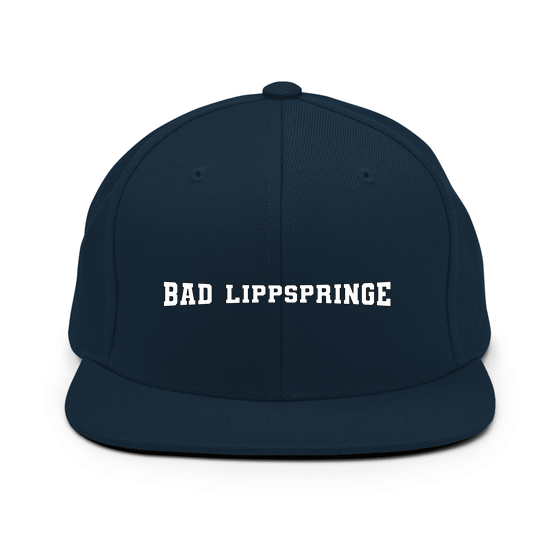 Personalisierbare Bad Lippspringe Cap – Varsity4 Design – Dunkles Navy für Bad Lippspringe