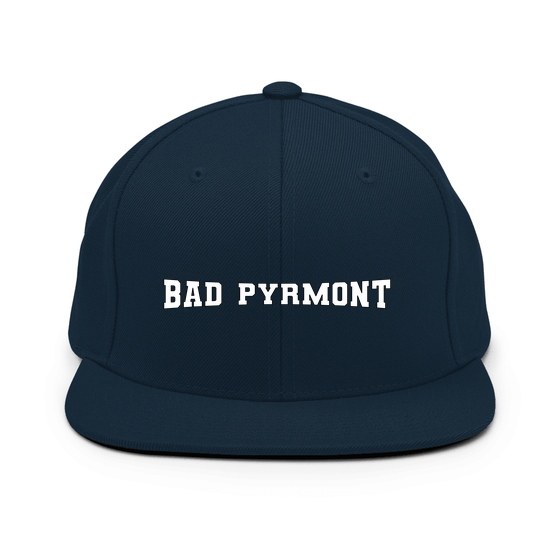 Personalisierbare Bad Pyrmont Cap – Varsity4 Design – Dunkles Navy für Bad Pyrmont