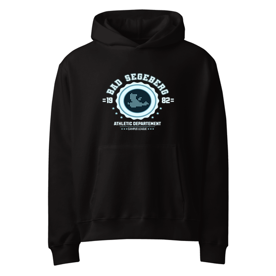 Personalisierbarer Bad Segeberg Hoodie – Varsity Hero Design – Schwarz für Bad Segeberg