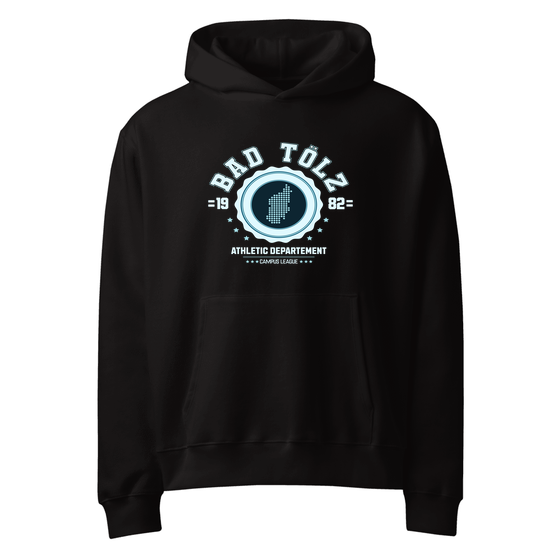 Personalisierbarer Bad Tölz Hoodie – Varsity Hero Design – Schwarz für Bad Tölz