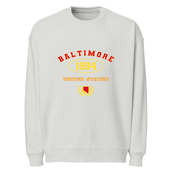 Baltimore Sweatshirt with University 1994 design (Heather Grau)