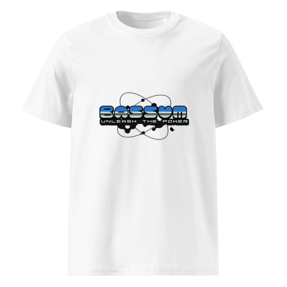 Personalisierbares Bassum T-Shirt – Atom Design – Weiß für Bassum