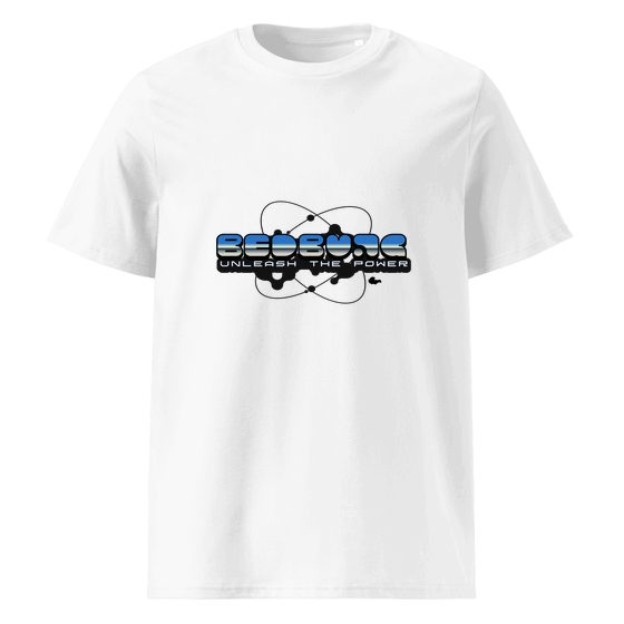 Personalisierbares Bedburg T-Shirt – Atom Design – Weiß für Bedburg