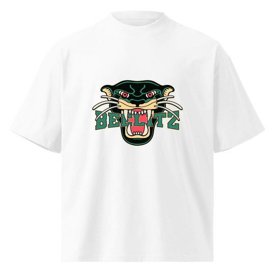 Personalisierbares Beelitz T-Shirt – Panther Design – Weiß für Beelitz