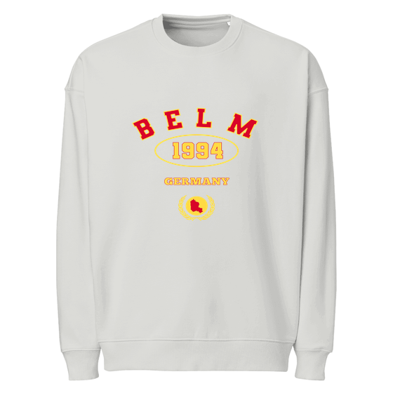 Personalisierbares Belm Sweatshirt – University 1994 Design – Heather Grau für Belm