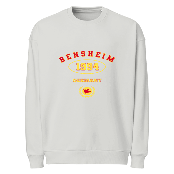 Personalisierbares Bensheim Sweatshirt – University 1994 Design – Heather Grau für Bensheim