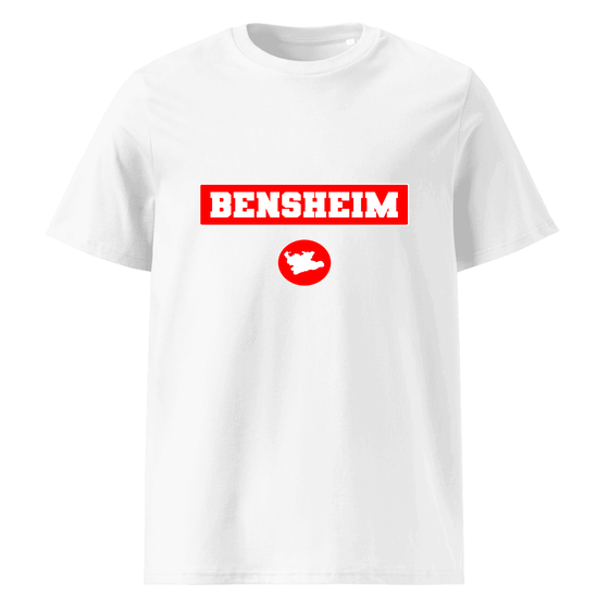 Personalisierbares Bensheim T-Shirt – Signal14 Design – Weiß für Bensheim