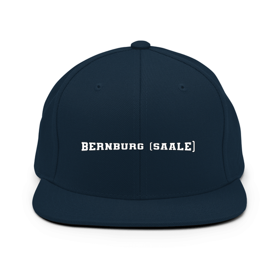 Personalisierbare Bernburg (Saale) Cap – Varsity4 Design – Dunkles Navy für Bernburg (Saale)