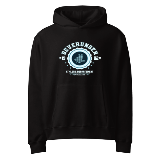 Personalisierbarer Beverungen Hoodie – Varsity Hero Design – Schwarz für Beverungen