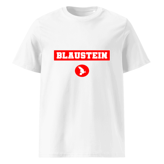 Personalisierbares Blaustein T-Shirt – Signal14 Design – Weiß für Blaustein