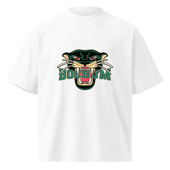 Personalisierbares Bochum T-Shirt – Panther Design – Weiß für Bochum