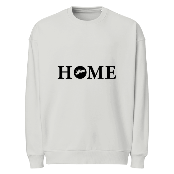 Boston Sweatshirt with Home design (Heather Grau)