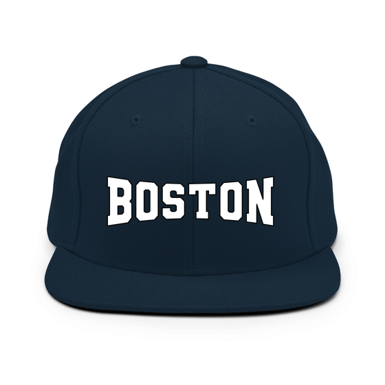 Boston Cap with Varsity4 design (Dunkles Navy)