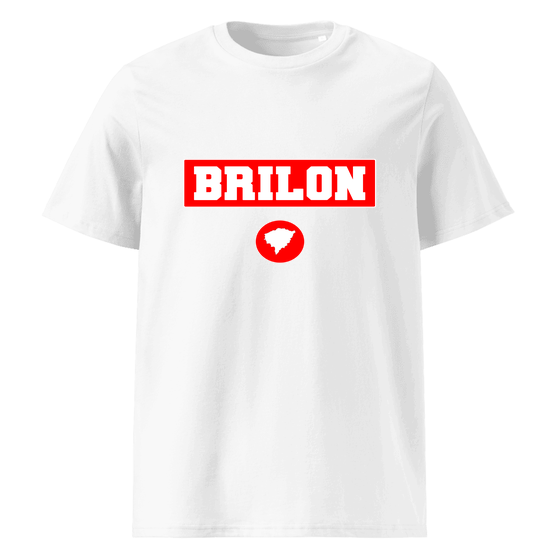 Personalisierbares Brilon T-Shirt – Signal14 Design – Weiß für Brilon