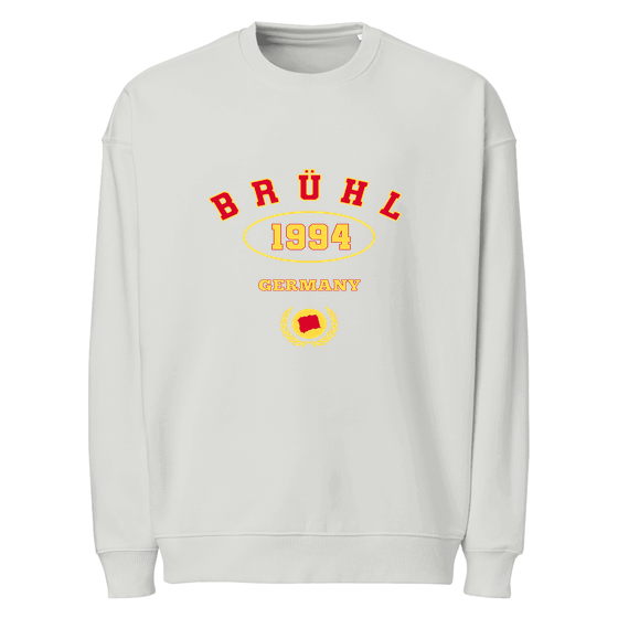 Personalisierbares Brühl Sweatshirt – University 1994 Design – Heather Grau für Brühl