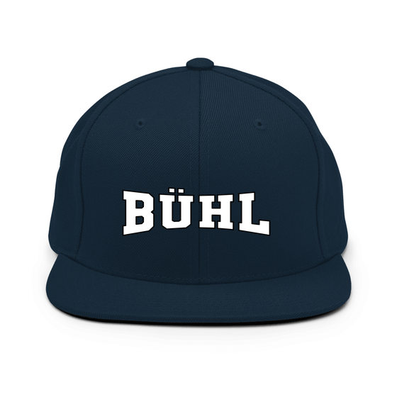 Personalisierbare Bühl Cap – Varsity4 Design – Dunkles Navy für Bühl