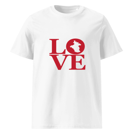 Personalisierbares Castrop-Rauxel T-Shirt – Love Design – Weiß für Castrop-Rauxel