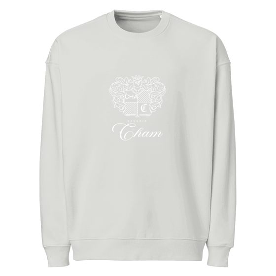 Personalisierbares Cham Sweatshirt – Seal Design – Heather Grau für Cham