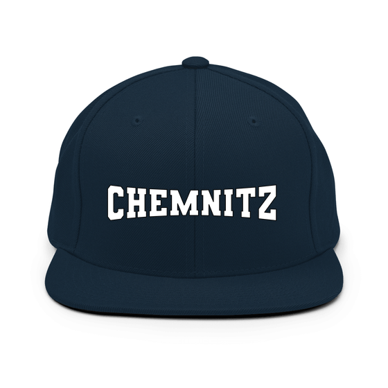 Chemnitz Cap mit Varsity4-Design (Dunkles Navy)