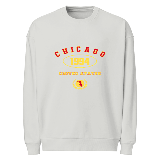 Chicago Sweatshirt with University 1994 design (Heather Grau)
