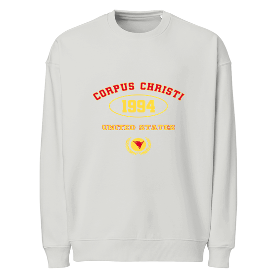 Corpus Christi Sweatshirt with University 1994 design (Heather Grau)