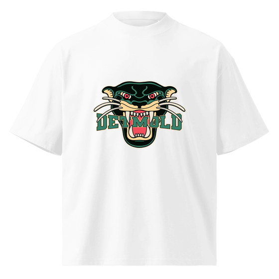 Personalisierbares Detmold T-Shirt – Panther Design – Weiß für Detmold