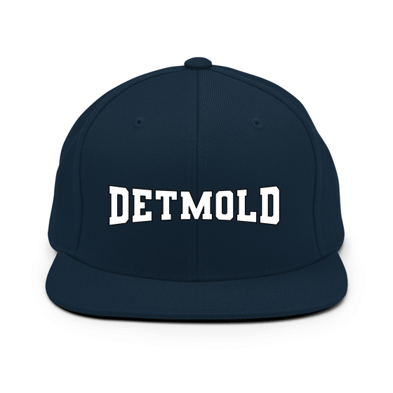 Detmold Cap mit Varsity4-Design (Dunkles Navy)