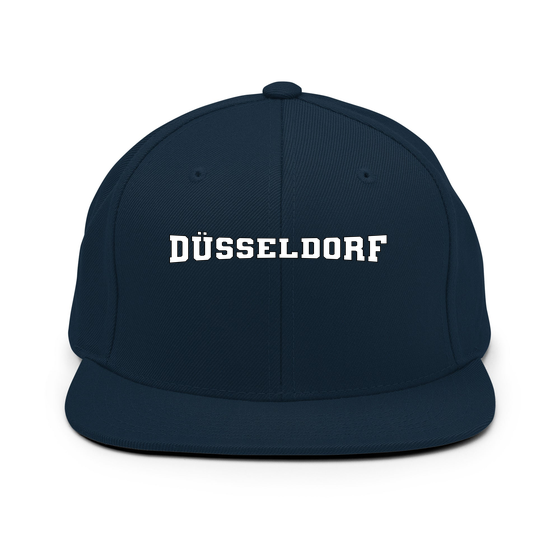Düsseldorf Cap mit Varsity4-Design (Dunkles Navy)