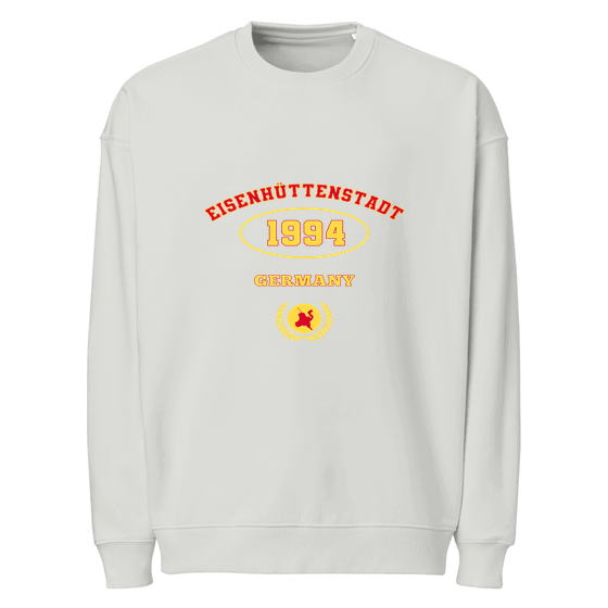 Personalisierbares Eisenhüttenstadt Sweatshirt – University 1994 Design – Heather Grau für Eisenhüttenstadt