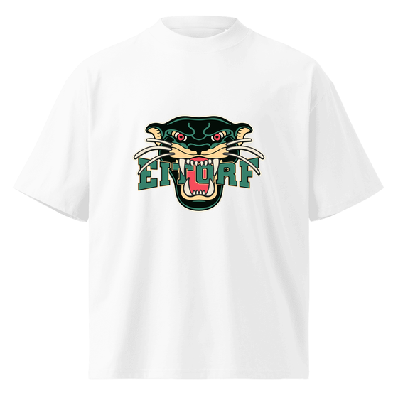 Personalisierbares Eitorf T-Shirt – Panther Design – Weiß für Eitorf