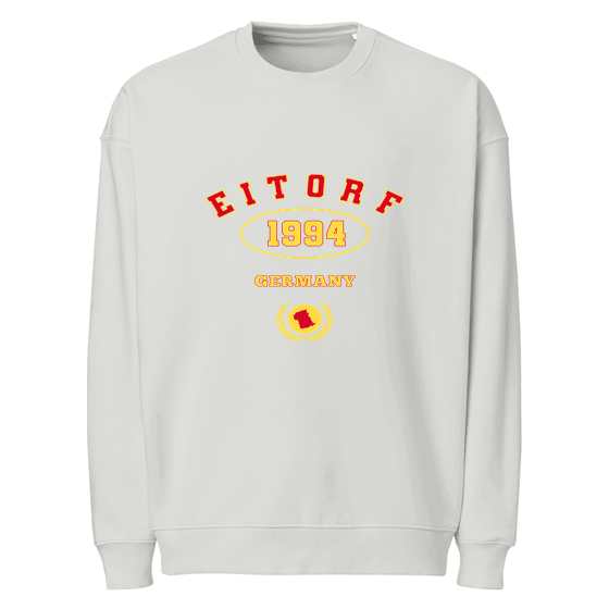 Personalisierbares Eitorf Sweatshirt – University 1994 Design – Heather Grau für Eitorf