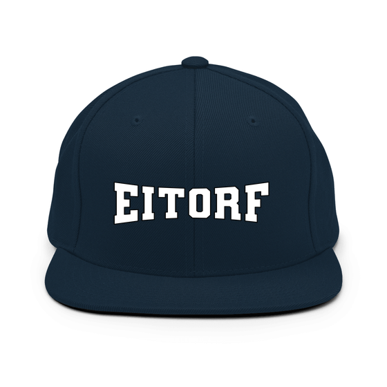 Personalisierbare Eitorf Cap – Varsity4 Design – Dunkles Navy für Eitorf