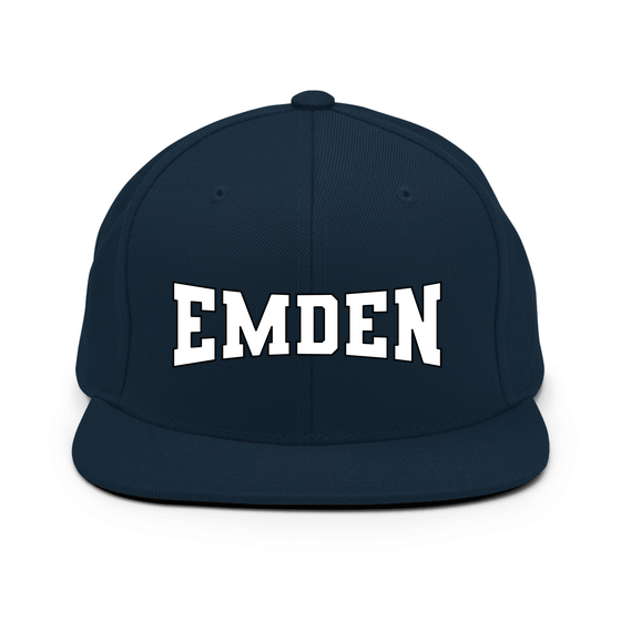 Emden Cap mit Varsity4-Design (Dunkles Navy)