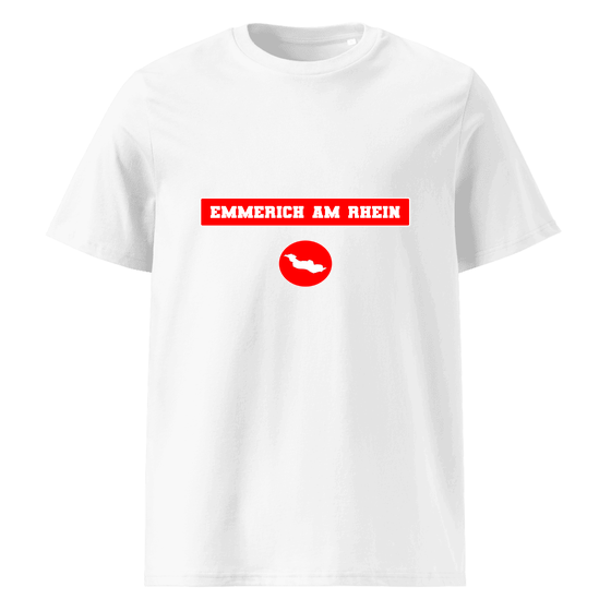 Personalisierbares Emmerich am Rhein T-Shirt – Signal14 Design – Weiß für Emmerich am Rhein
