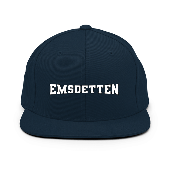 Personalisierbare Emsdetten Cap – Varsity4 Design – Dunkles Navy für Emsdetten