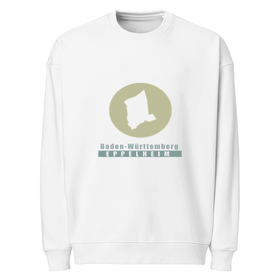 Personalisierbares Eppelheim Sweatshirt – Minimal Moon Design – Weiß für Eppelheim