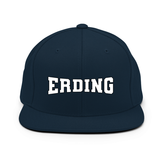 Personalisierbare Erding Cap – Varsity4 Design – Dunkles Navy für Erding