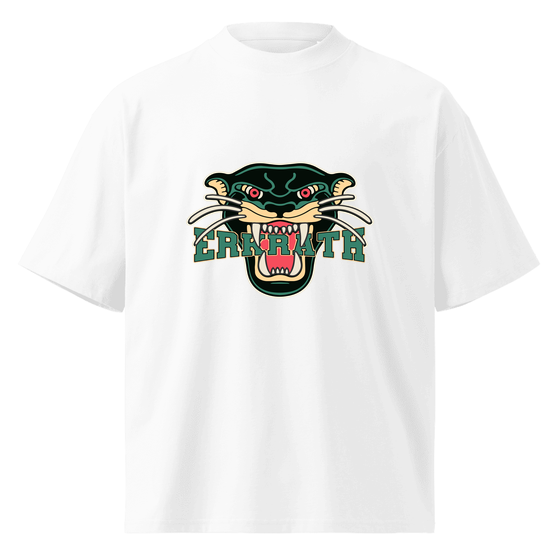 Personalisierbares Erkrath T-Shirt – Panther Design – Weiß für Erkrath