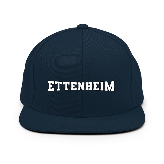 Personalisierbare Ettenheim Cap – Varsity4 Design – Dunkles Navy für Ettenheim