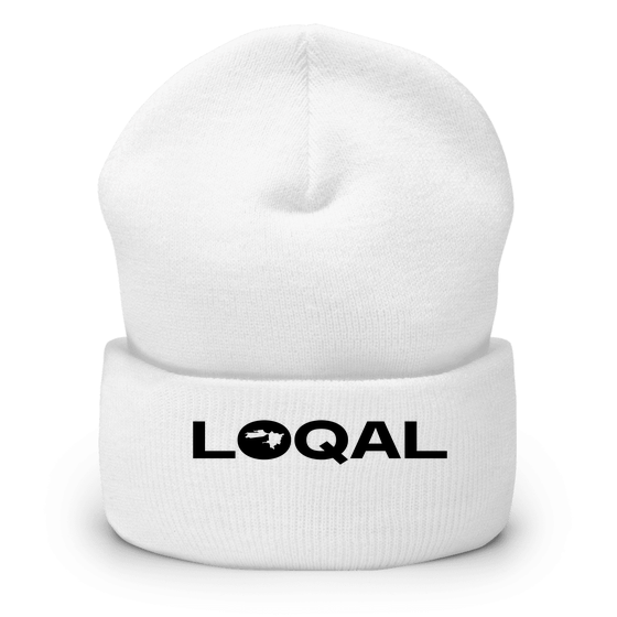 Personalisierbare Feucht Cap – Loqal Boundary Design – Weiß für Feucht