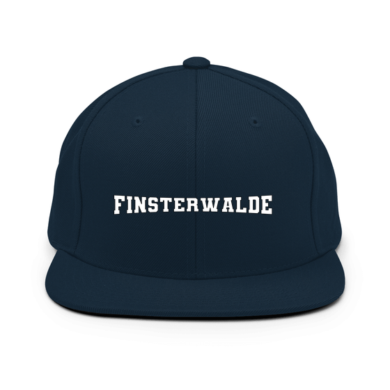 Personalisierbare Finsterwalde Cap – Varsity4 Design – Dunkles Navy für Finsterwalde
